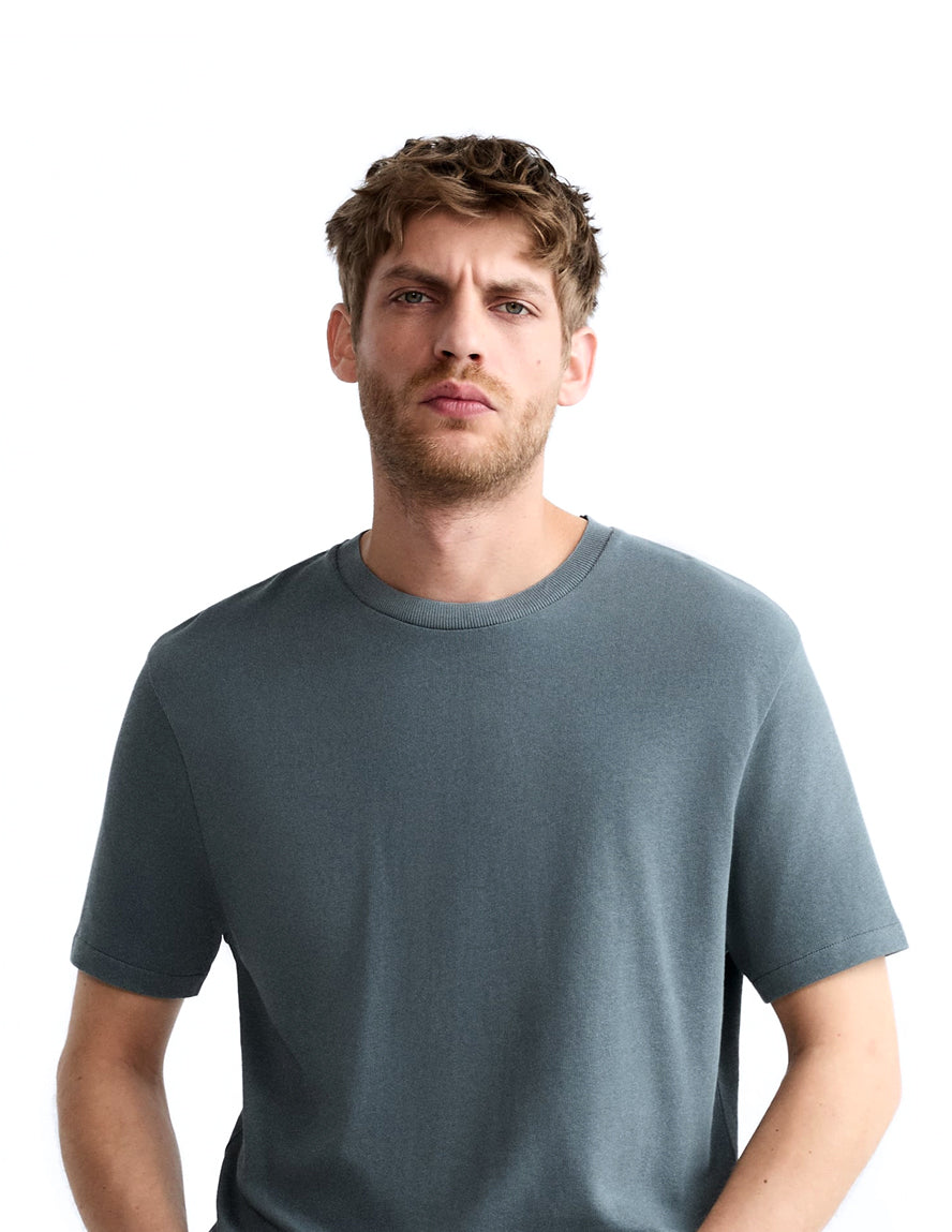 elide Blue Classic Premium Tee – Formal Edition